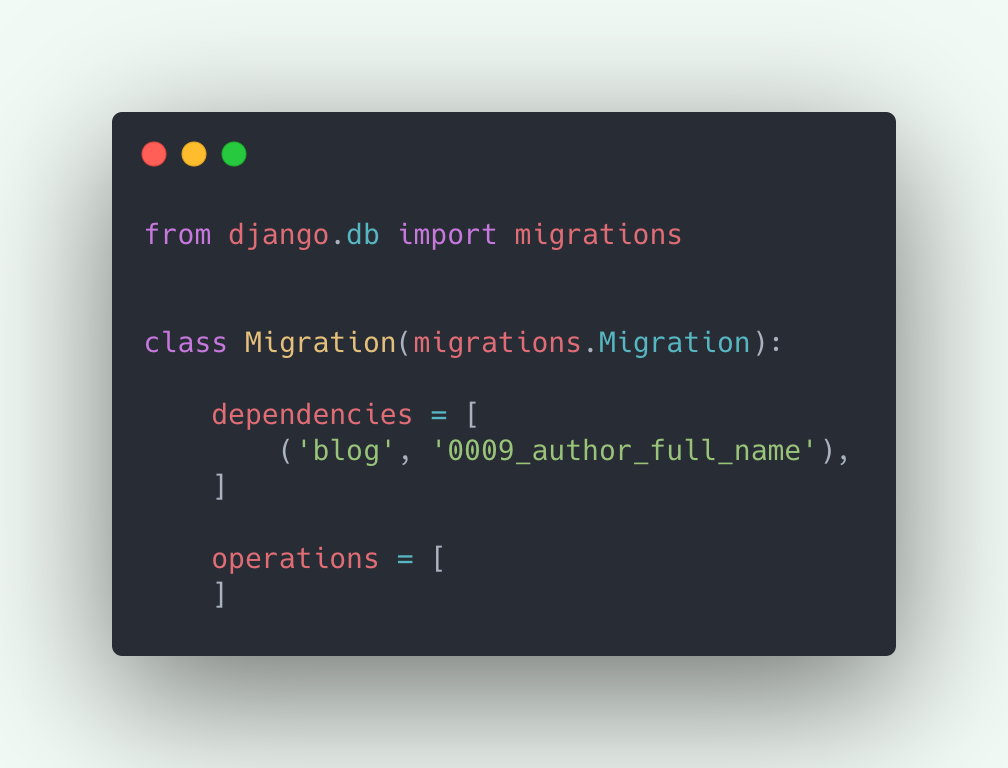 خطای Migration در Django